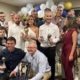 Alkimos FC 2021 Award Winners with trophies